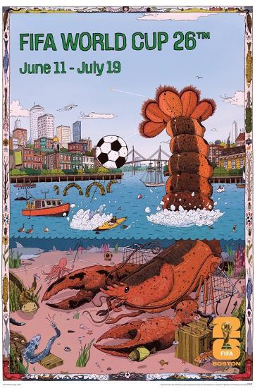 WK 2026 poster van Boston
