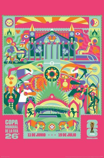 WK 2026 poster van Guadalajara