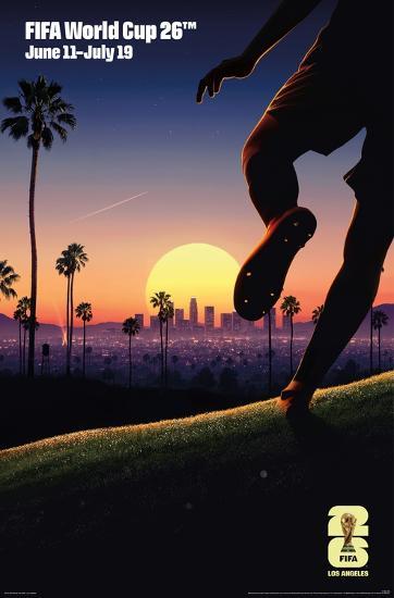 WK 2026 poster van Los Angeles
