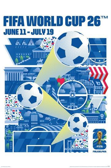 WK 2026 poster van Philadelphia