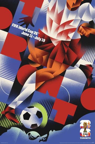 WK 2026 poster van Toronto
