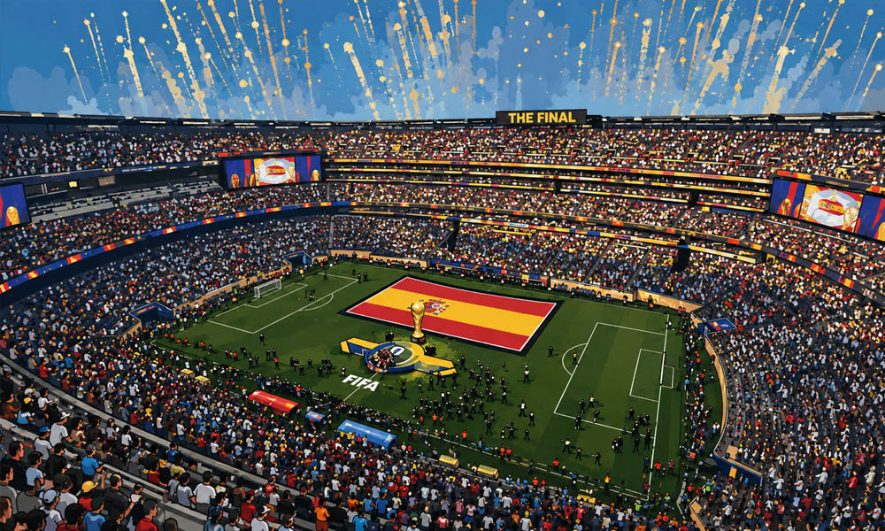 Spanje is wereldkampioen voetbal 2026!