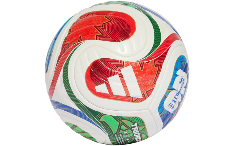 Achterkant van de Adidas Trionda, de officiële bal van het WK 2026