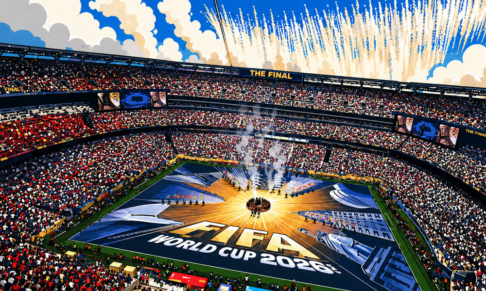 De onvergetelijke beelden van de spectaculaire slotceremonie en de allereerste halftime show van de finale van het FIFA Wereldkampioenschap 2026.