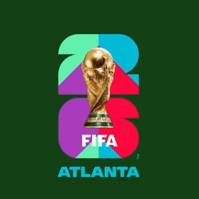 WK 2026 logo en beeldmerk van Atlanta