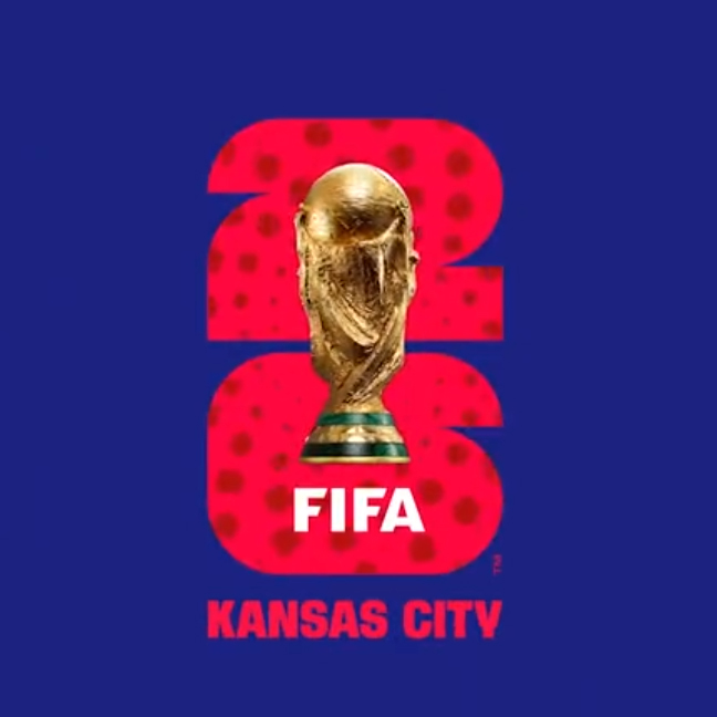 WK 2026 logo en beeldmerk van Kansas City