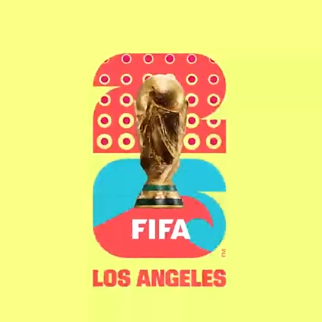 WK 2026 logo en beeldmerk van Los Angeles
