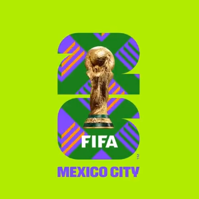 WK 2026 logo en beeldmerk van Mexico City
