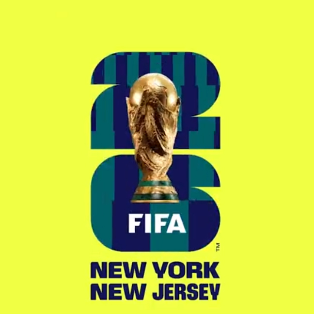 WK 2026 logo en beeldmerk van New York / New Jersey