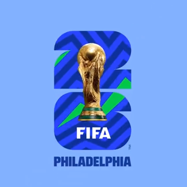 WK 2026 logo en beeldmerk van Philadelphia