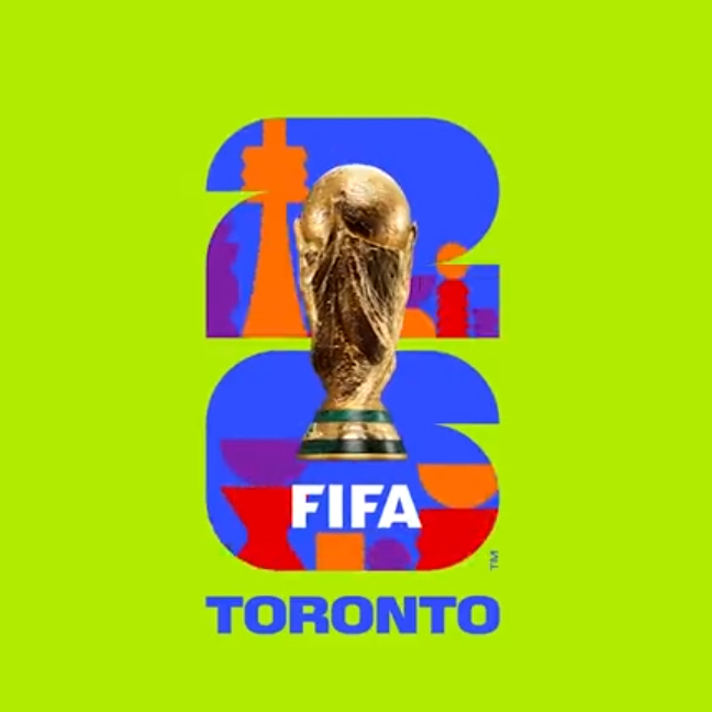 WK 2026 logo en beeldmerk van Toronto