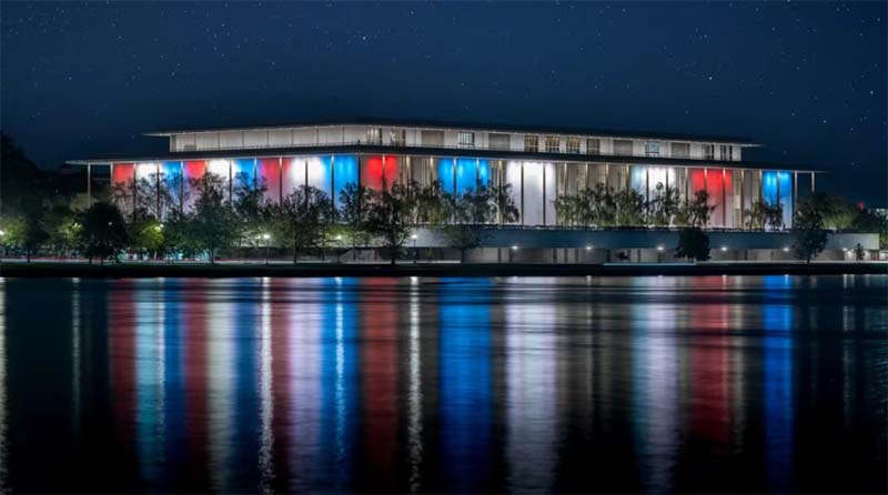 Locatie van de WK loting: John F. Kennedy Center for the Performing Arts in Washington DC