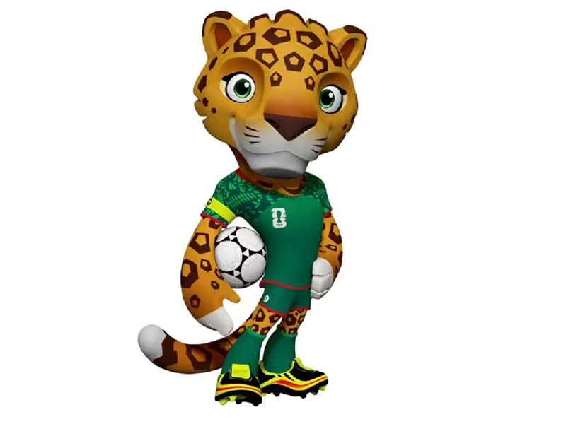 Mascotte Zayu the Jaguar (Mexico) van het WK 2026