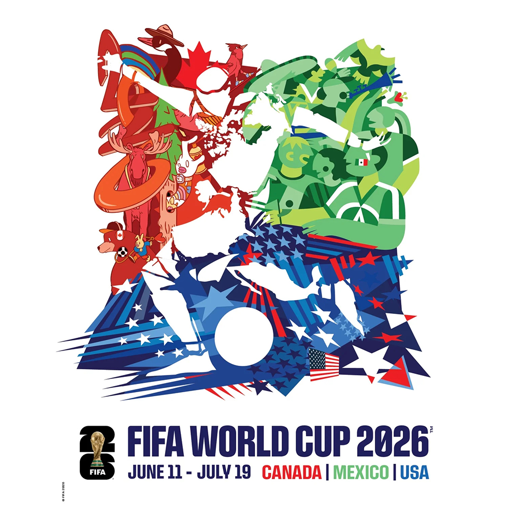 Officiële WK 2026 poster