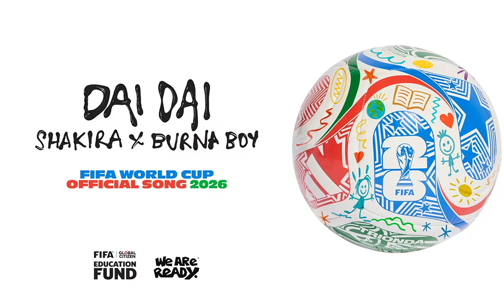 Officiële FIFA World Cup 2026 Song: Dai Dai – Shakira en Burna Boy